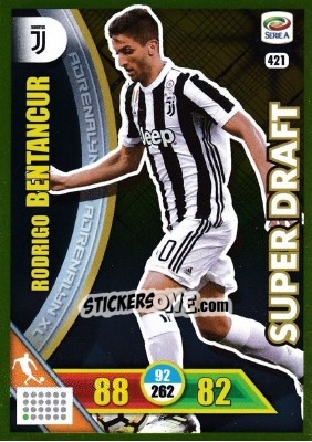 Sticker Rodrigo Bentancur - Calciatori 2017-2018. Adrenalyn XL n. 421 - Panini