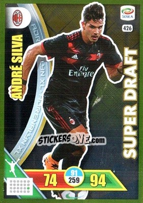 Sticker André Silva - Calciatori 2017-2018. Adrenalyn XL - Panini