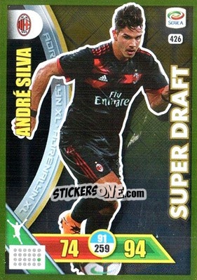 Sticker André Silva - Calciatori 2017-2018. Adrenalyn XL n. 426 - Panini