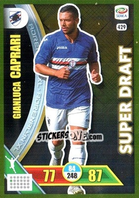 Sticker Gianluca Caprari - Calciatori 2017-2018. Adrenalyn XL - Panini