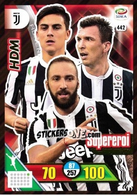 Sticker HDM - Calciatori 2017-2018. Adrenalyn XL - Panini