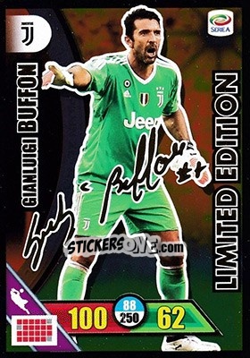 Sticker Gianluigi Buffon - Calciatori 2017-2018. Adrenalyn XL n. GS-GB - Panini