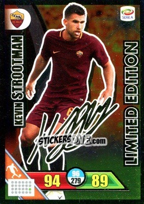 Sticker Kevin Strootman - Calciatori 2017-2018. Adrenalyn XL n. GS-KS - Panini