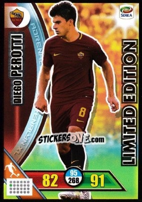 Sticker Diego Perotti - Calciatori 2017-2018. Adrenalyn XL n. LE-DP - Panini