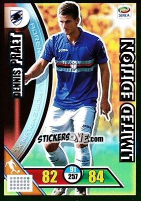 Sticker Dennis Praet - Calciatori 2017-2018. Adrenalyn XL n. LE-DPR - Panini