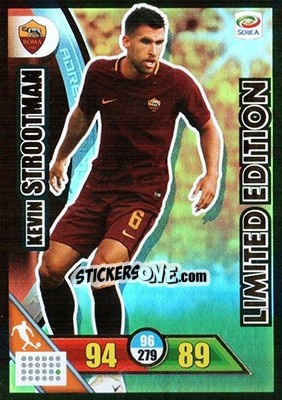 Sticker Kevin Strootman - Calciatori 2017-2018. Adrenalyn XL n. LE-KS - Panini