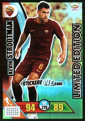 Cromo Kevin Strootman - Calciatori 2017-2018. Adrenalyn XL - Panini