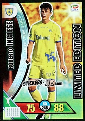 Sticker Roberto Inglese - Calciatori 2017-2018. Adrenalyn XL n. LE-RI - Panini