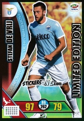 Sticker Stefan De Vrij - Calciatori 2017-2018. Adrenalyn XL n. LE-SDV - Panini