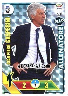 Figurina Gian Piero Gasperini - Calciatori 2017-2018. Adrenalyn XL - Panini