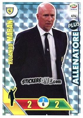 Sticker Rolando Maran - Calciatori 2017-2018. Adrenalyn XL - Panini