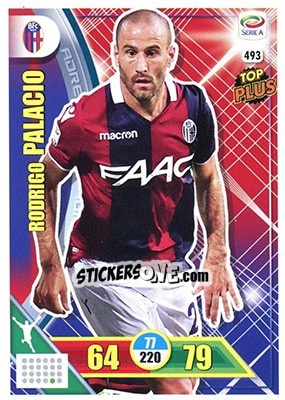 Sticker Rodrigo Palacio - Calciatori 2017-2018. Adrenalyn XL n. 493 - Panini