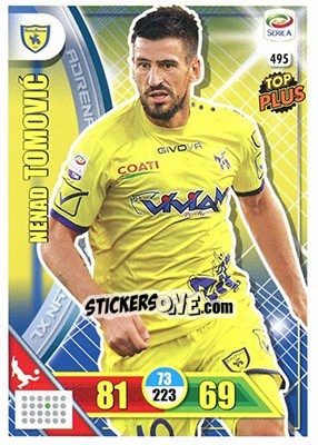 Sticker Nenad Tomovic - Calciatori 2017-2018. Adrenalyn XL n. 495 - Panini