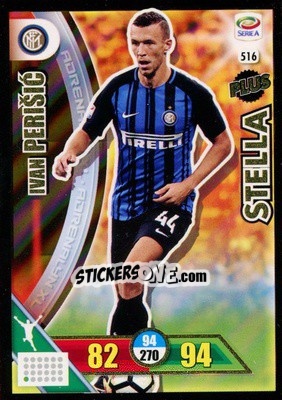 Sticker Ivan Perišic - Calciatori 2017-2018. Adrenalyn XL n. 516 - Panini