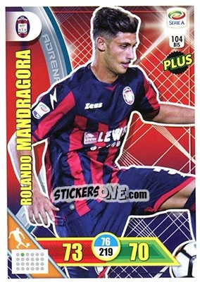 Figurina Rolando Mandragora - Calciatori 2017-2018. Adrenalyn XL - Panini