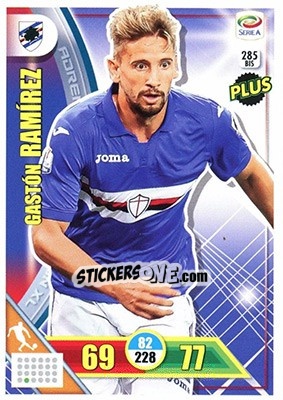 Sticker Gastón Ramírez - Calciatori 2017-2018. Adrenalyn XL - Panini