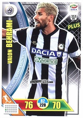 Sticker Valon Behrami - Calciatori 2017-2018. Adrenalyn XL n. 353BIS - Panini