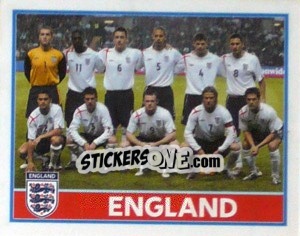 Sticker England Team Photo