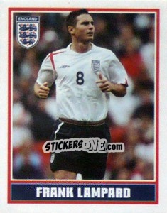 Sticker Frank Lampard (2005 Player of the Year) - England 2006 n. 5 - Merlin