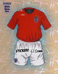 Cromo Away Kit - England 2006 - Merlin