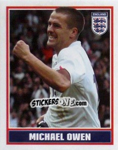 Sticker Michael Owen (Top Goalscorer) - England 2006 - Merlin