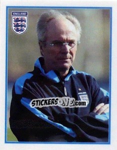 Cromo Sven-Göran Eriksson - England 2006 - Merlin