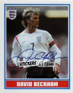 Sticker David Beckham - England 2006 n. 22 - Merlin