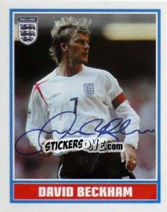 Sticker David Beckham