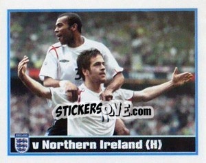 Cromo A.Cole / j.Cole (V Northern Ireland Home) - England 2006 - Merlin