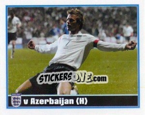 Sticker Beckham (v Azerbaijan Home) - England 2006 n. 39 - Merlin