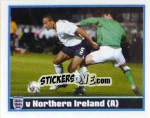 Cromo Ferdinand (v Northern Ireland Away) - England 2006 - Merlin