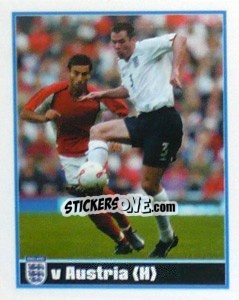 Sticker Carragher (v Austria Home) - England 2006 - Merlin