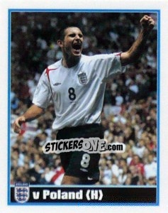 Sticker Lampard (v Poland Home) - England 2006 - Merlin