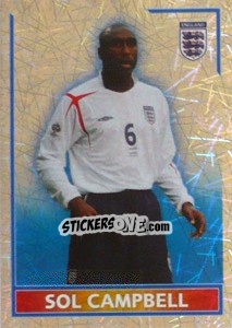 Sticker Sol Campbell - England 2006 - Merlin