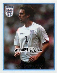 Sticker Gary Neville (England v Trinidad / Tobago) - England 2006 n. 199 - Merlin