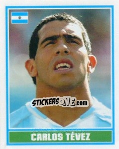 Sticker Carlos Tevez - England 2006 n. 220 - Merlin