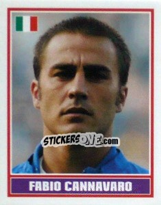 Sticker Fabio Cannavaro - England 2006 - Merlin