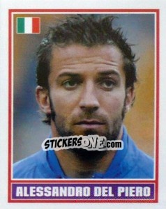 Sticker Alessandro Del Piero - England 2006 - Merlin