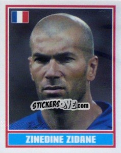 Sticker Zinedine Zidane - England 2006 n. 378 - Merlin