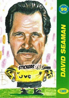 Sticker David Seaman - 1999 Series 4 n. 1 - Promatch