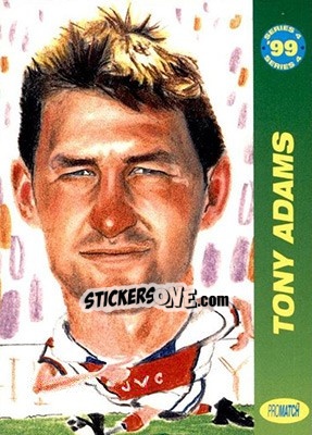 Sticker Tony Adams - 1999 Series 4 n. 2 - Promatch