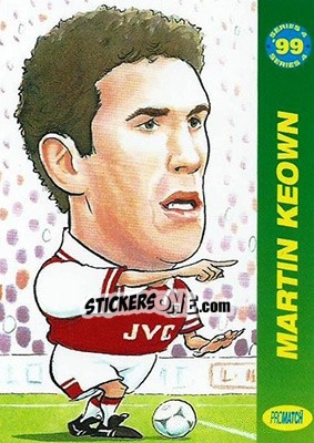 Sticker Martin Keown - 1999 Series 4 - Promatch