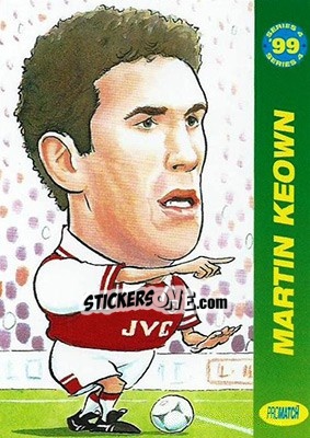 Sticker Martin Keown - 1999 Series 4 n. 3 - Promatch