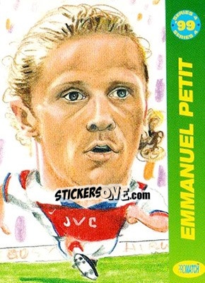 Sticker Emmanuel Petit - 1999 Series 4 n. 6 - Promatch