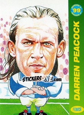 Sticker Darren Peacock - 1999 Series 4 - Promatch