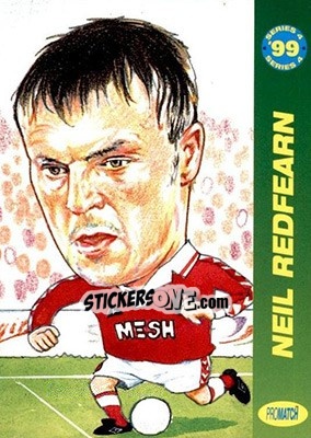 Sticker Neil Redfearn - 1999 Series 4 n. 27 - Promatch