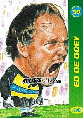 Sticker Ed de Goey - 1999 Series 4 n. 33 - Promatch