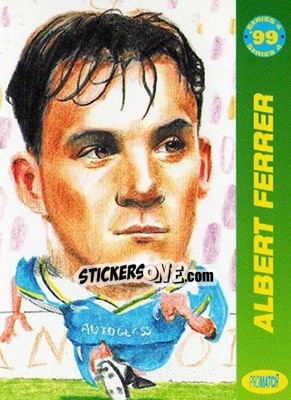Sticker Albert Ferrer - 1999 Series 4 - Promatch