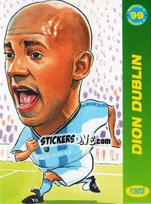 Sticker Dion Dublin - 1999 Series 4 - Promatch