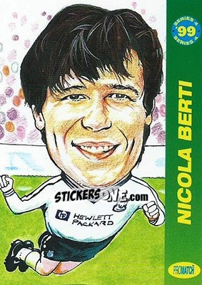 Sticker Nicola Berti - 1999 Series 4 - Promatch